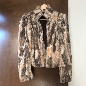 Alice + Olivia Faux Fur Jacket